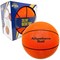 Anywhere Sports: Silent Basketball - 9.5" Orange Squishy Foam Ball, Official Size 7, Realistic Bounce, Quiet Indoor-Outdoor Play, Waterproof, Kids 3+